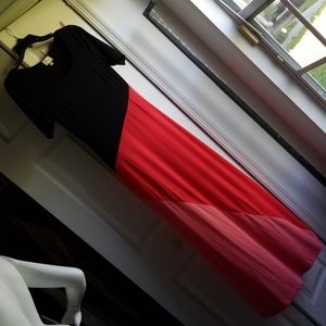 Beige by Eci Maxi Dress colorblock